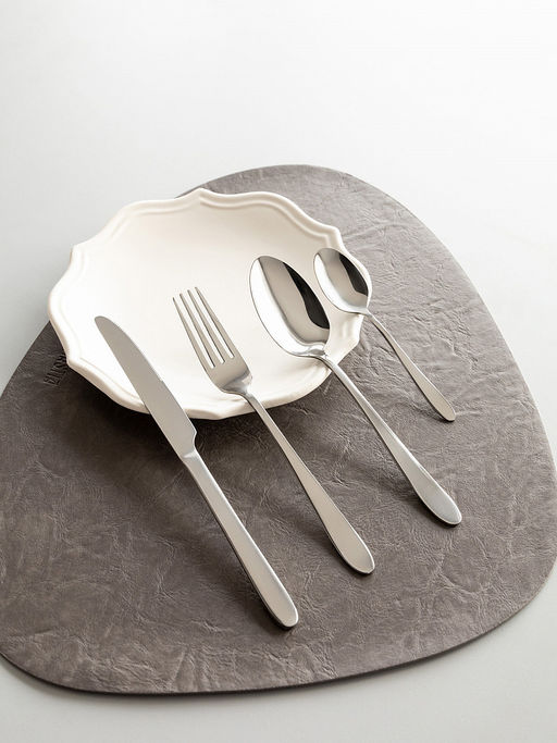 Набор столовых приборов 16 шт. серебро нержавеющая сталь