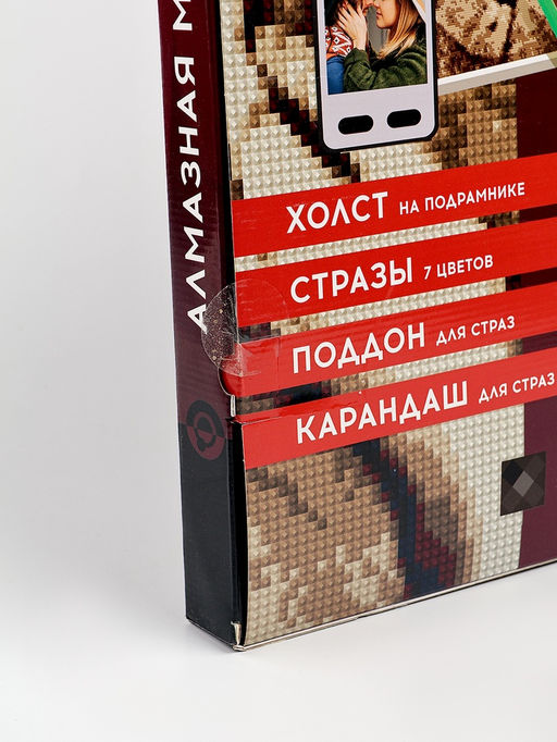 УЦЕНКА Алмазная мозаика по фото, на раме 40?50, полное заполнение, Vintage