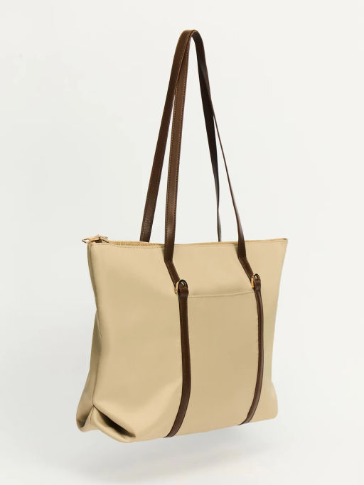 Сумка-шоппер с контрастными ручками / Zarina