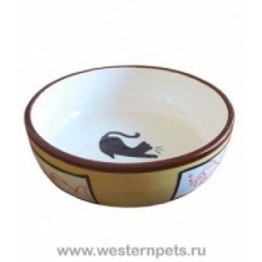 Миска керам. Вестерн Кошка 0,33 л. Вестерн HD-P156