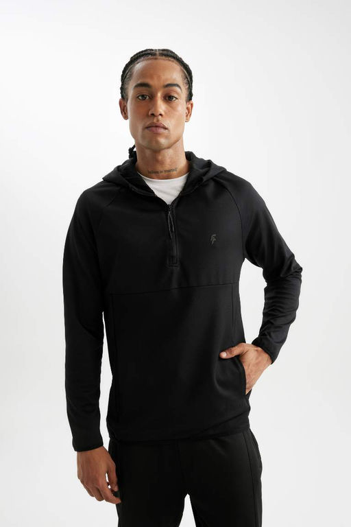 DeFactoFit Толстовка Sportsman из пике стандартного кроя с капюшоном  фото 4