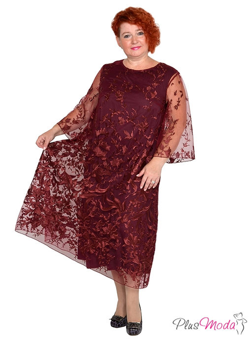 Платье Модель №1700 размеры 44-84 - Plusmoda фото 2