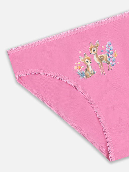 Цена за 2 штуки! Трусы слипы для девочек розовые с принтом - Mark formelle фото 3