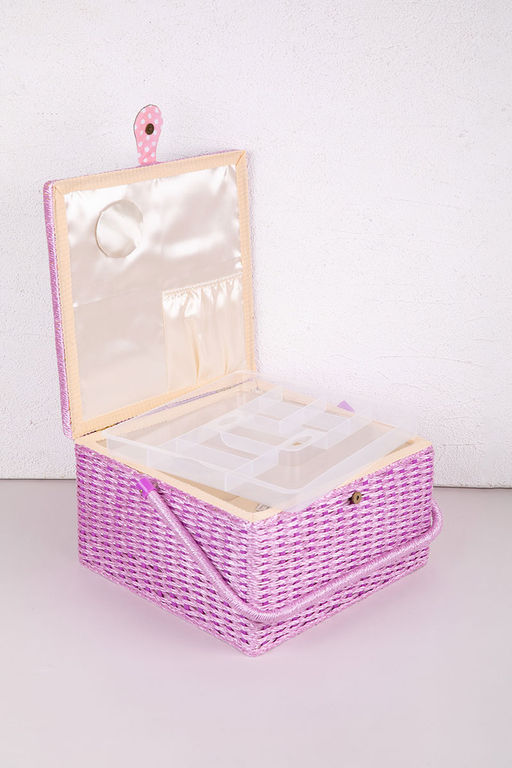 Gamma SBJ-005 шкатулка для швейных принадлежностей 31.5 х 31.5 х 19 см Ромашки  фото 4