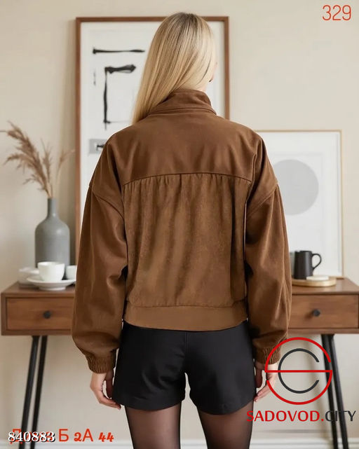 Замшевая женская куртка - Bruno фото 3