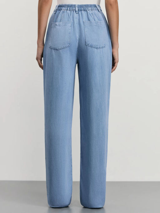 Джинсы balloon со складками / Zarina  фото 4