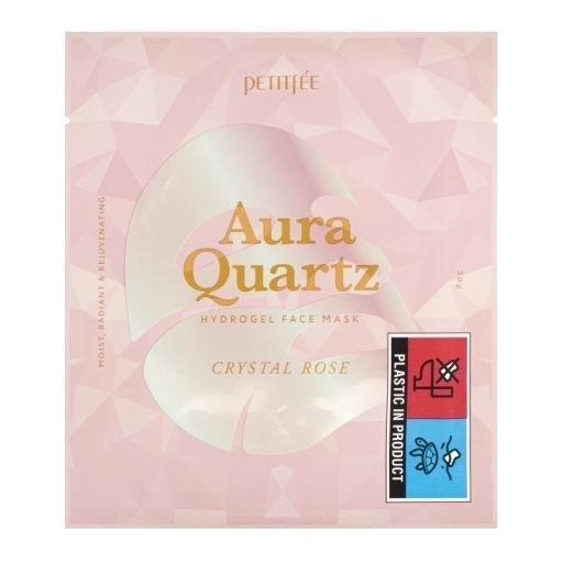 Гидрогелевая маска с жемчужной пудрой для выравнивания тона Aura Quartz Hydrogel Mask(1шт)