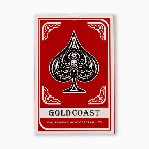 Карты игральные бумажные Gold Coast, 55 шт, 260 г/м2, красные, 5.7 х 8.7 см - Simaland фото 4