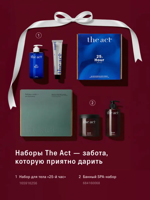 Набор скраба и баттера для тела Манго - The act фото 8