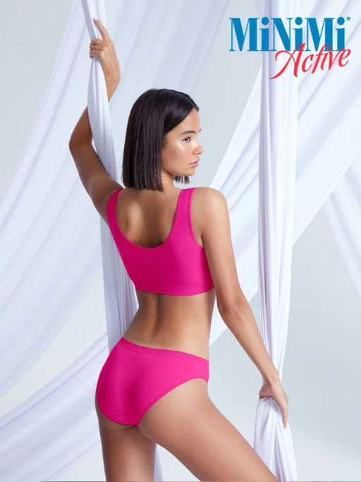 MA132 Майка Toп женская (топ на широких бретелях - Barbie - Minimi фото 3