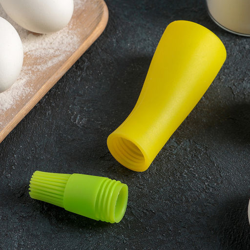 Кисть с резервуаром для масла Доляна Самуи?, силикон, 13?4,5?4,5 см, цвет МИКС фото 2