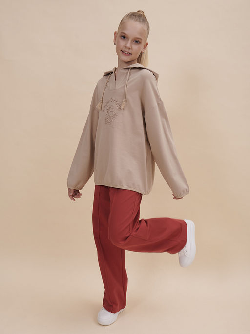 GFNK3354/1 Толстовка для девочек - Pelican фото 3