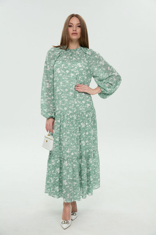 Платье NIKVA н1025-2 мята  фото 7