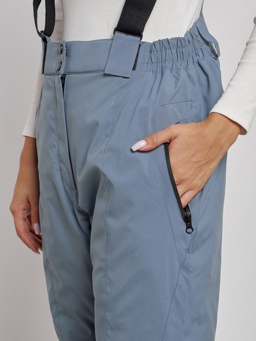 Горнолыжный костюм женский большого размера зимний синего цвета 02308S - Chunmai фото 17