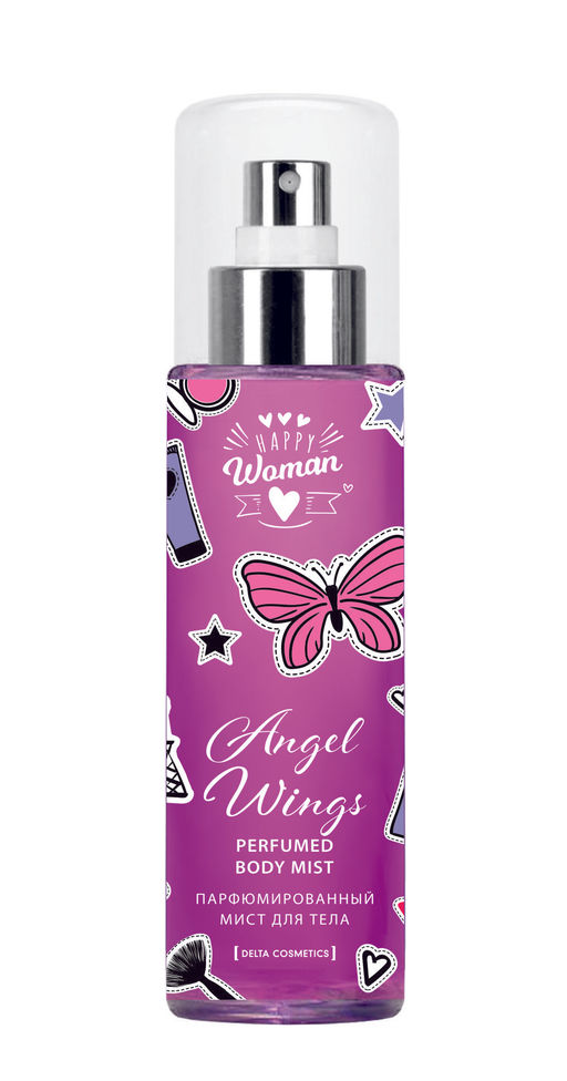 Дельта Парфюм Мист д/тела парфюмир.Happy Woman "Angel Wings" (150мл).24