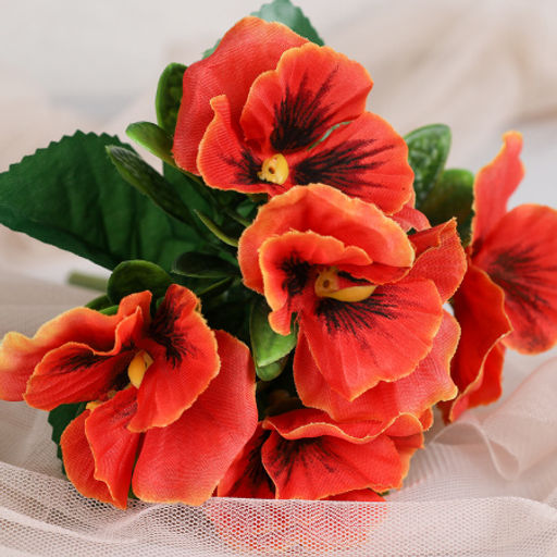 Цена за 12 шт. Цветок искусственный / W01316-16 /уп 12/300/600/ ВЫПИСЫВАТЬ по 12 штук - Галеонтрейд фото 10