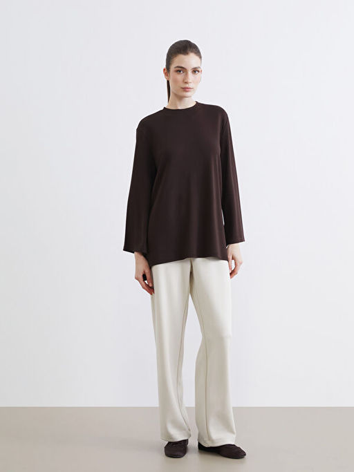 Soft Touch Oversize Kad?n Sweatshirt Tunik