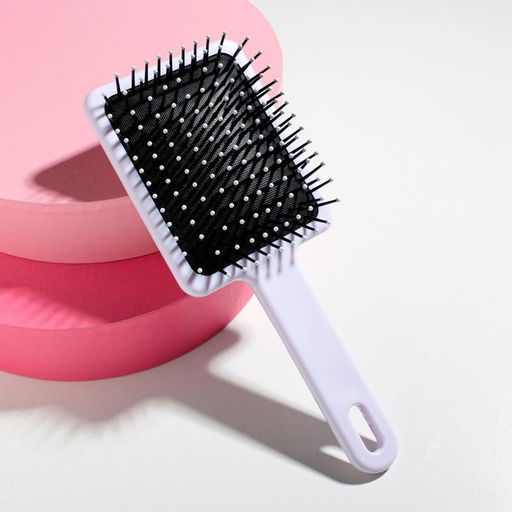 Расческа массажная «Сирень», широкая 21,6 х 8,7 см