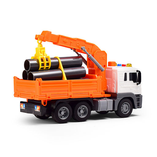 Машина "СтройЭнергия" 1:16 (свет, звук) в коробке (цвет оранжевый)