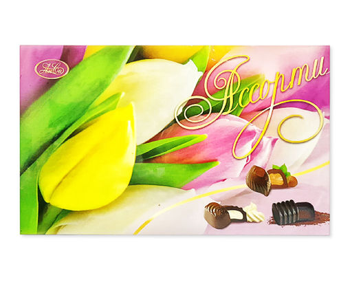 Яркие тюльпаны от Люси шок конфеты вес 200 г (Люси)