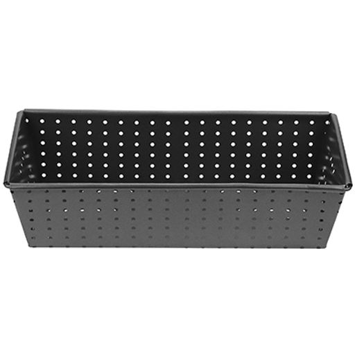 Форма для выпечки с тефлоновым покрытием 25,5х11см, h6,5см, с перфорацией (Китай)