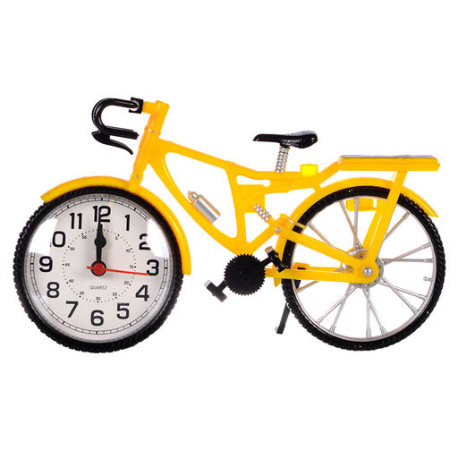 Часы настольные Велосипед 22х7,5х12,5 см / 7695-1 /уп 144/микс