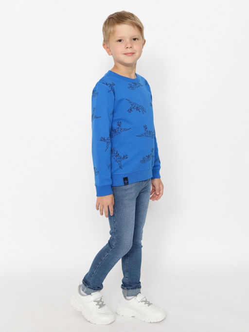 CRB wear/CWKB 63708-42-387 Джемпер для мальчика,синий/Ex.Cherubino  фото 2