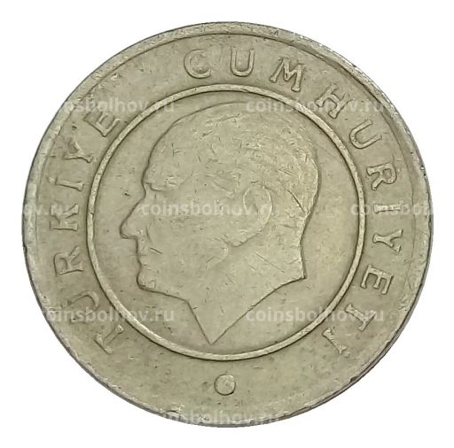 Монета 25 куруш 2009 года Турция