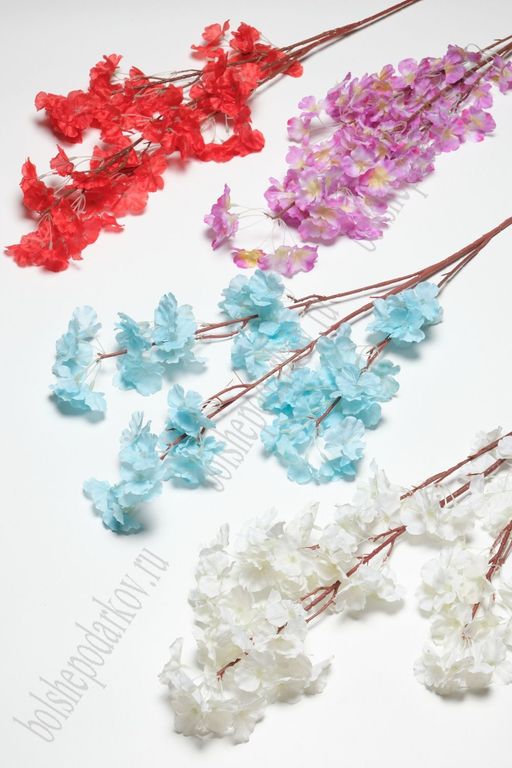 Веточка Сакура 110 см (R-25/1) в ассортименте