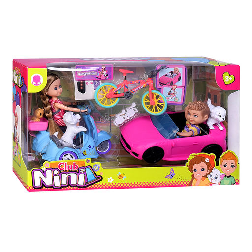 Кукла с аксессуарами "София и семья" в коробке