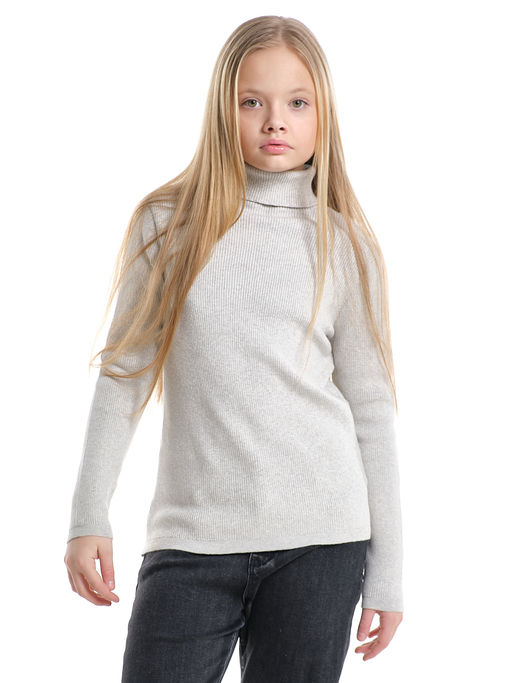 Джемпер (водолазка) лапша 33-12246 темно серый - Mini maxi фото 17