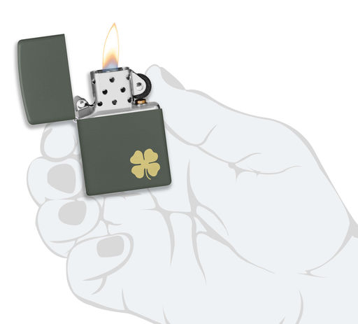 Зажигалка ZIPPO Четырехлистный клевер | Four Leaf Clover 49796  фото 5