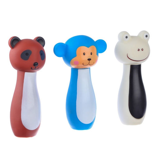 Резиновая игрушка для ванны Крошка Я «Пищалка», 12 см, МИКС