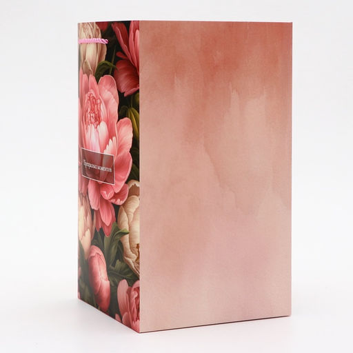 Цена за 5 шт. Коробка для цветов с вкладышем, Прекрасных моментов, с ручками, 20?20?35 см