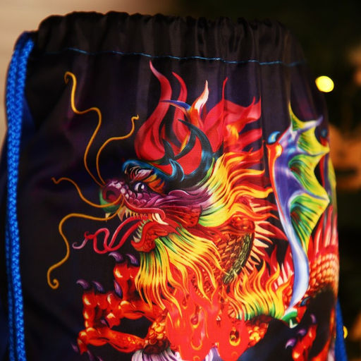 Мешок новогодний на шнурке, цвет синий/разноцветный - Simaland фото 4