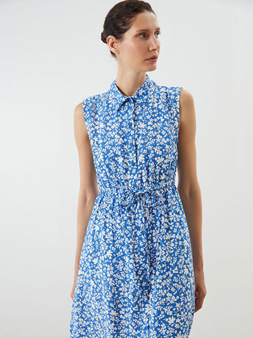 ?i?ekli B?zg?l? G?mlek Elbise