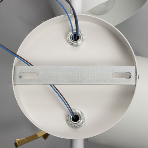 Бра «Сохата», 3хЕ27, 40 Вт, 60×15×22 см, белый с золотом