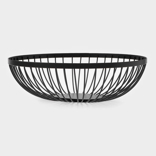 Фруктовница Доляна Лофт, 28?28?8 см, чёрная