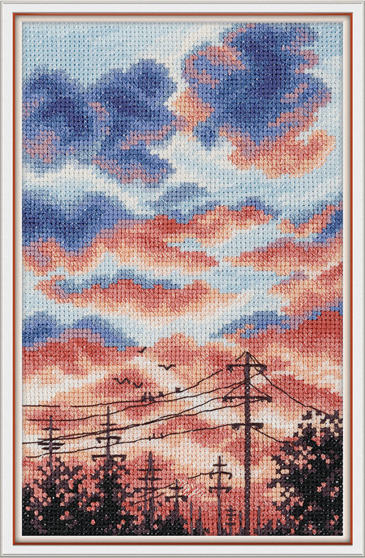 Набор для вышивания PANNA PS-7467 Краски заката 12 х 18 см