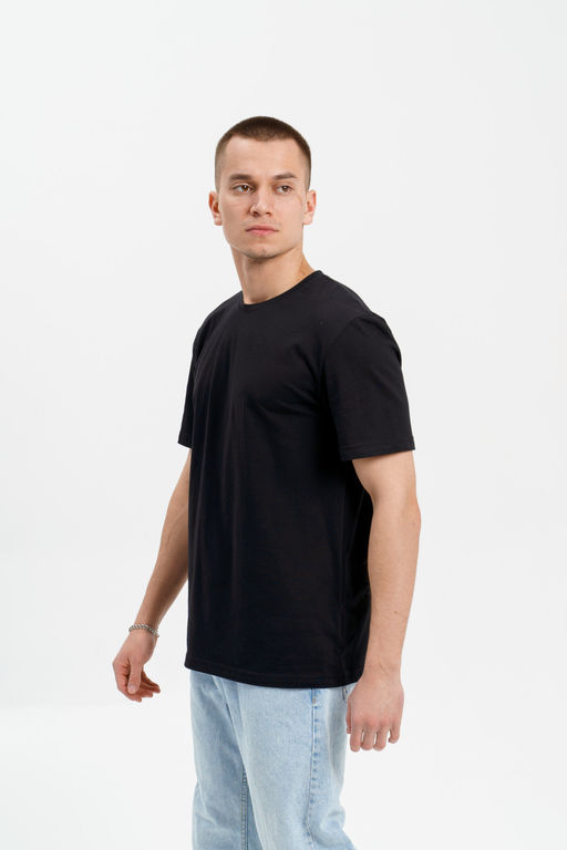 Мужская базовая футболка из 100% хлопка - Solo mio фото 4