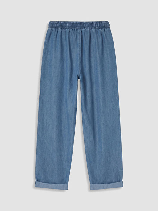 Beli Lastikli Carrot Fit Kad?n Jean Pantolon