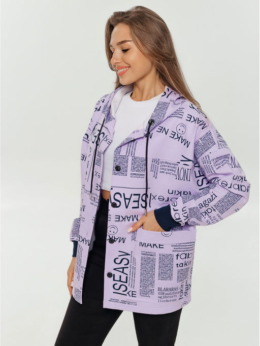 Драйв кофта женская (белый) - Lovetex фото 21