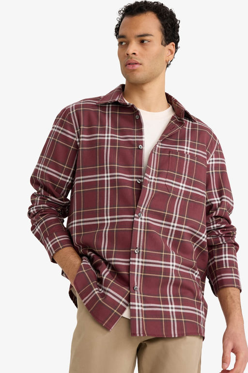 Regular F_t Flanel - Defacto фото 3