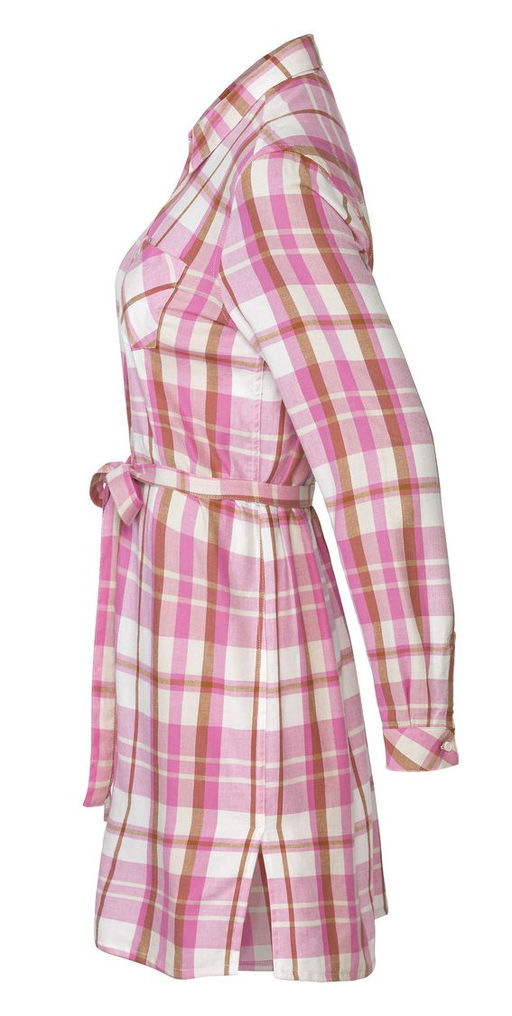 Фланелевая рубашка-туника ESMARA гусиная лапка  фото 7