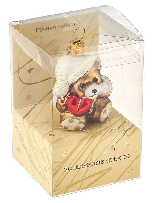 Елочное украшение Медвежонок с сердечком Ф1828/19 - Коломеев фото 3