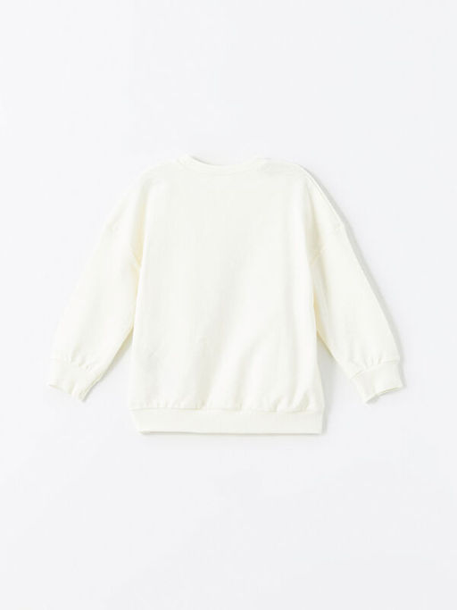 Bisiklet Yaka Bask?l? Erkek Bebek Sweatshirt - Waikiki фото 3