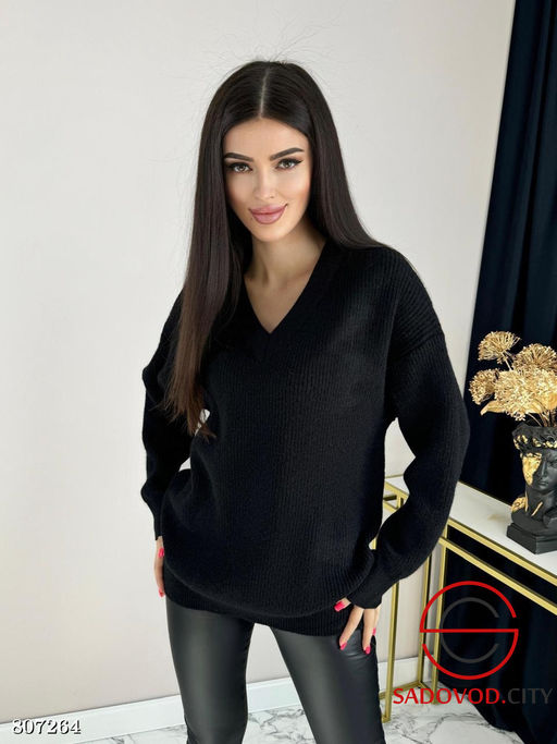 Свитер женский с V-вырезом - Bruno фото 4