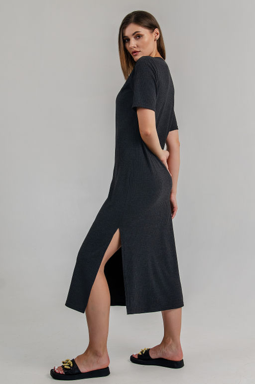 Арт. 8401/2 Платье женское 46-54 (5 шт) Цвет:графит - Калинка фото 3