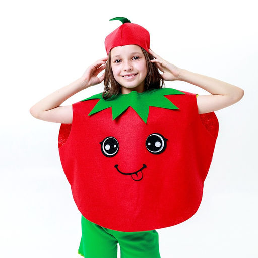 Карнавальный костюм «Спелый помидор», фетр