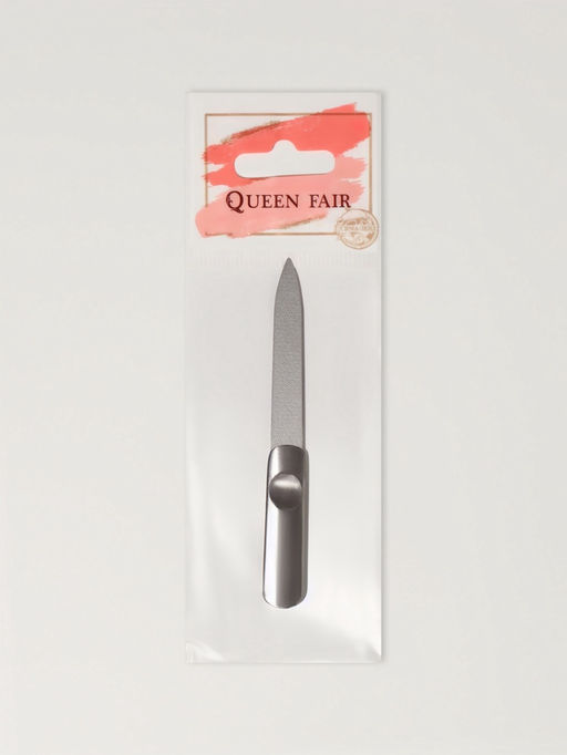 Пилка лазерная для ногтей, 9 см, цвет серебристый